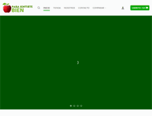 Tablet Screenshot of parasentirtebien.com